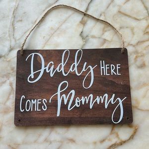 Wedding sign